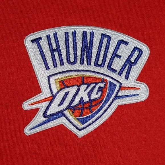 Oklahoma City Thunder Patch Basketball T Shirt - Picture 7 of 8